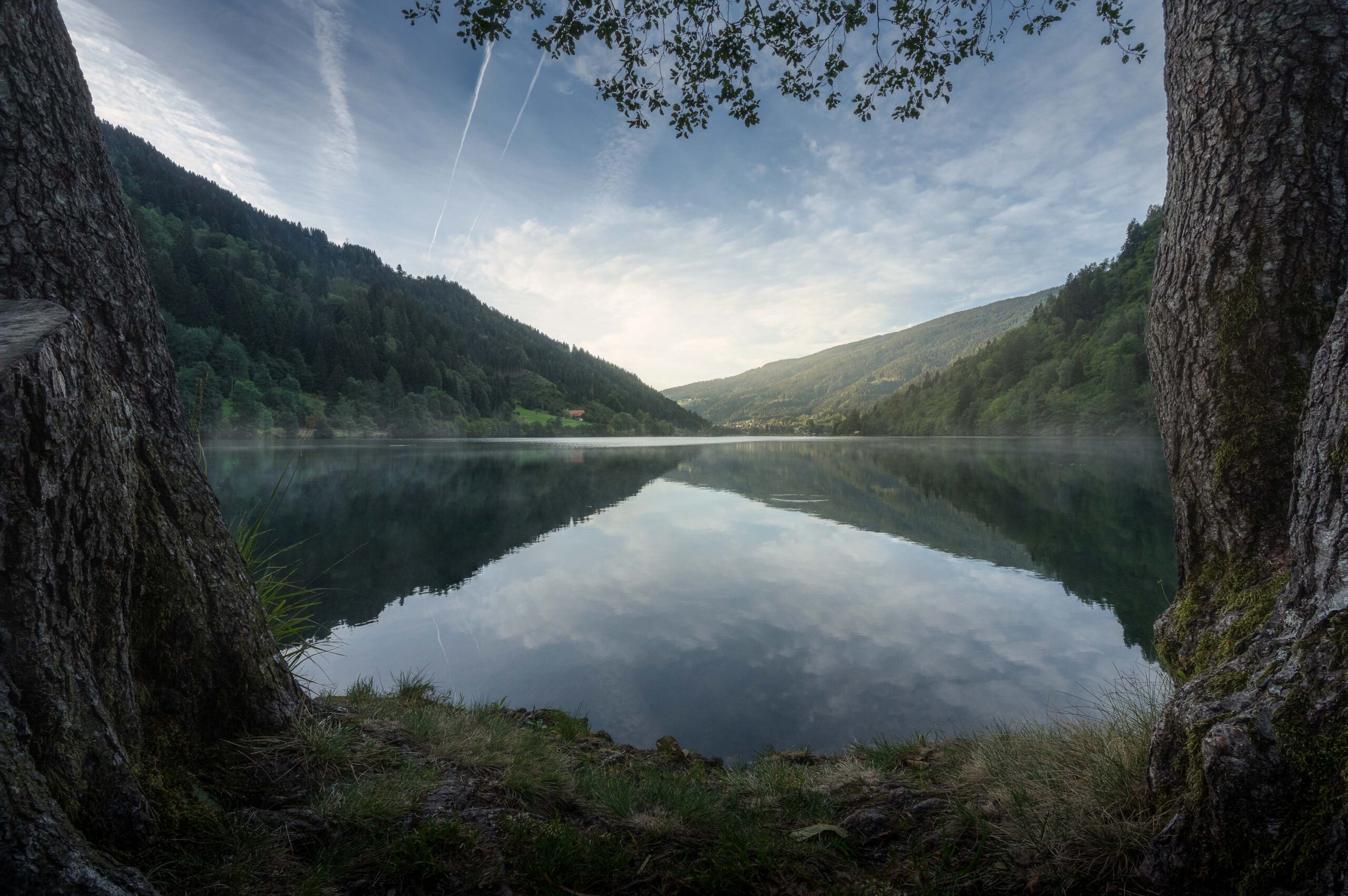 Afritzer See Österreich Fokus-Stacking Landschaftsfotografie Morgenstimmung